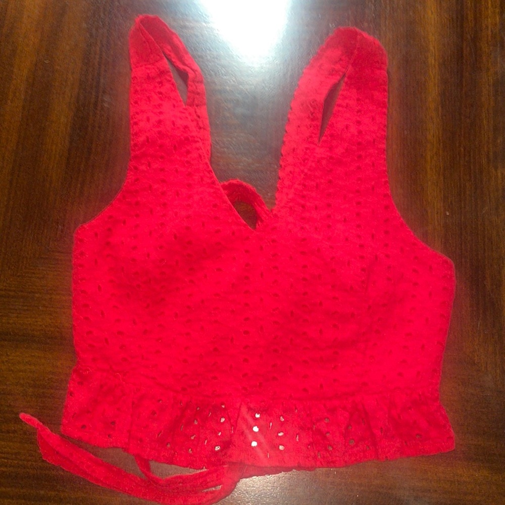 Women’s open back tank top